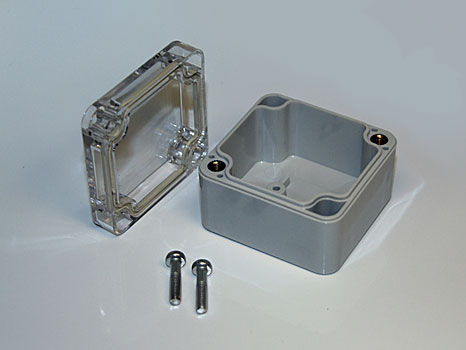 Haltbar Zweikammergehäuse mit transparenter Deckel G250C
